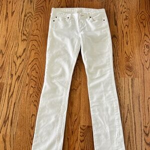 Madewell white jeans, 29